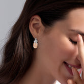 HAPPY FROG GOLD SMALL NUGGET EARRINGS